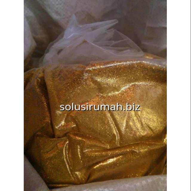 PEWARNA EMAS GLITER G POWDER pigment pigmen GOLD GLITTER 1kg