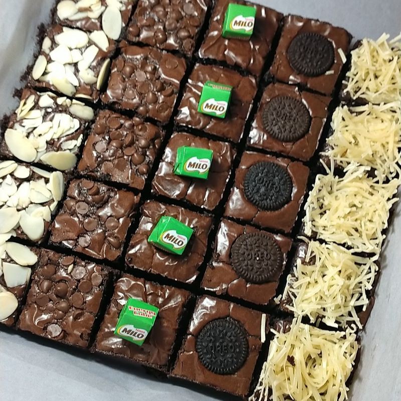 

Brownies sekat | Brownies Panggang
