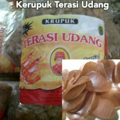 

KRUPUK TERASI UDANG Mentah 1KG