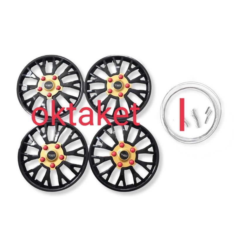 Dop velg cover wheeldop ring 13 &amp; 14  mobil universal calya sigra Avanza Xenia Agya Ayla Gran Max Luxio Kijang Vios Carry