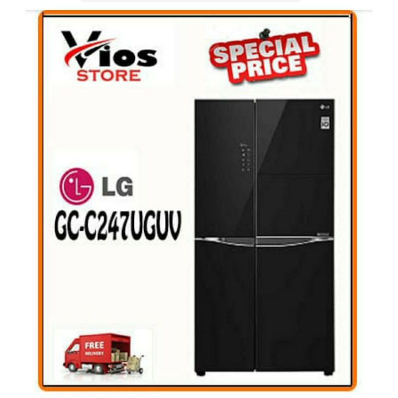 LG GC-C247UGUV KULKAS SIDE BY SIDE GCC247UGUV GC-C247 GCC247 PROMO