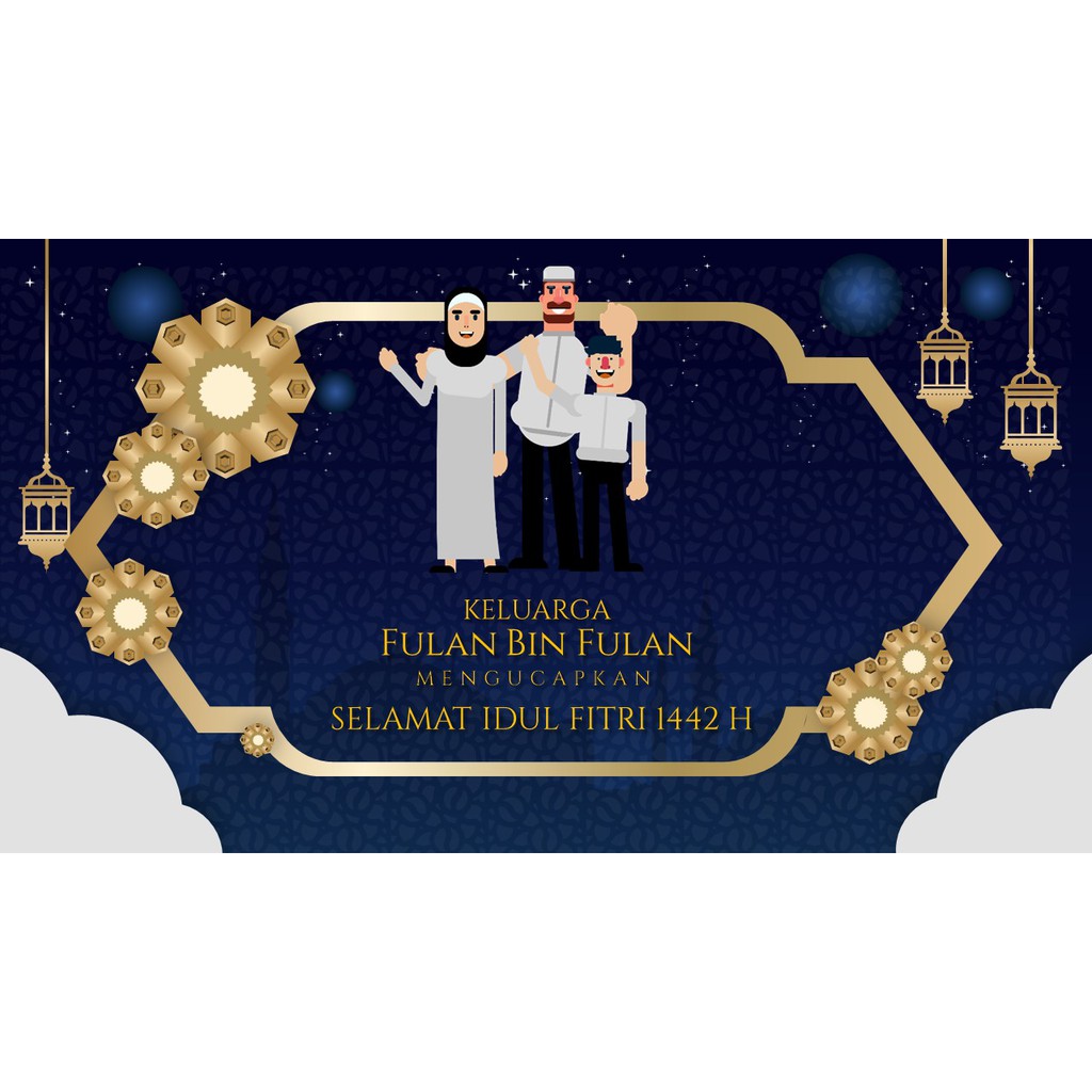 Instanppt Template Video Ucapan Lebaran Hari Raya Idul Fitri Premium Template Powerpoint Premium