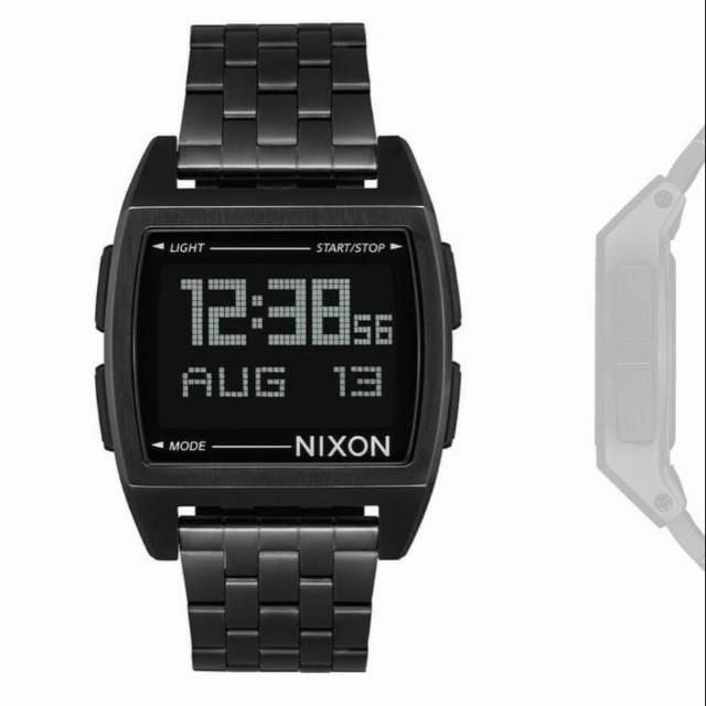 Free box&batrai cadangan jam tangan Nixon Home base digital