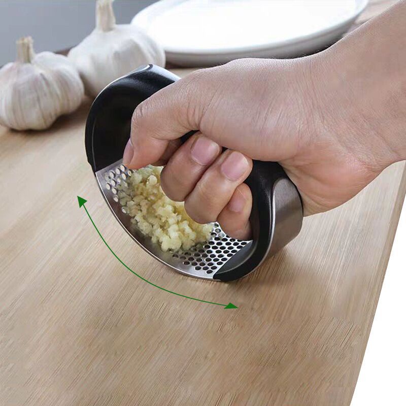 Alat Penghancur Bawang Putih Parutan Garlic Presser Penggilas Penggerus Bawang Stainless steel Garlic Ricer Chopper