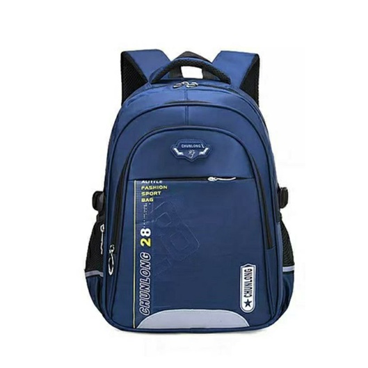 DISTRO Klub New Arrival - Tas Sekolah UNA Backpack Up to - Tas Pria Tas Wanita Daypack Ransel SD SMP SMA-Cunlong navy