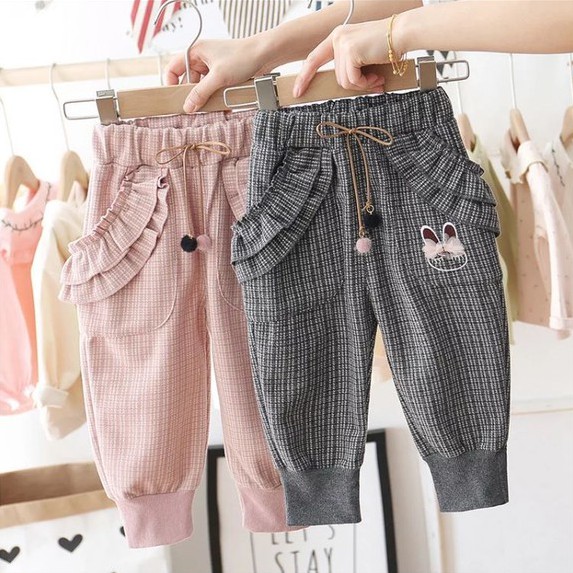 ASLI IMPORT Jogger TIKUS LUCU / SATU KELINCI / POM celana Pergi Jalan fashion Lucu anak Bayi Laki laki Cowok Terlaris Murah Lucu babeebabyshop