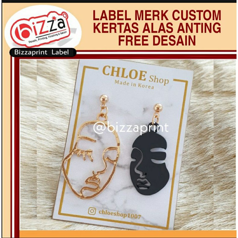 

LABEL ALAS ANTING, KERTAS PACKING CUSTOM (pakai brand sendiri)