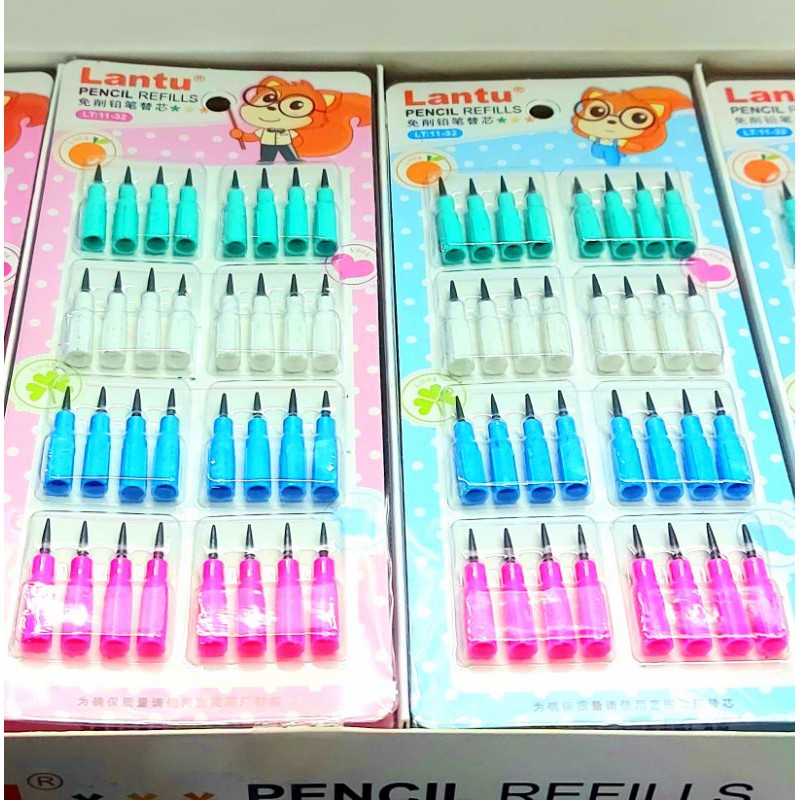 

Isi Pensil bensia Lantu 32 pcs / Refill pensil Cabut pasang