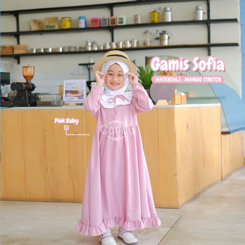 Gamis anak Sofia | gamis anak terbaru