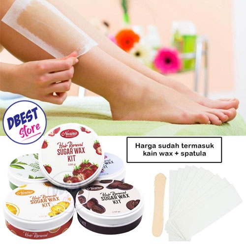 TERLARIS Sugar Wax Waxing Kit [75gr / 150gr / 350gr] - Perawatan Kulit Penghilang Bulu Kaki Permanen