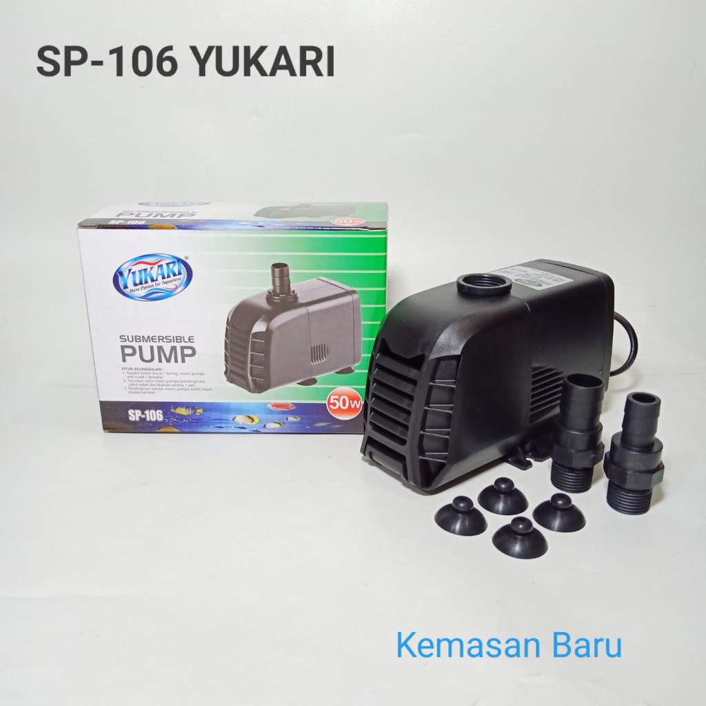 Submersible Pump SP-106 YUKARI Pompa Aquarium Celup Pompa Akuarium Water Pump Pompa Air