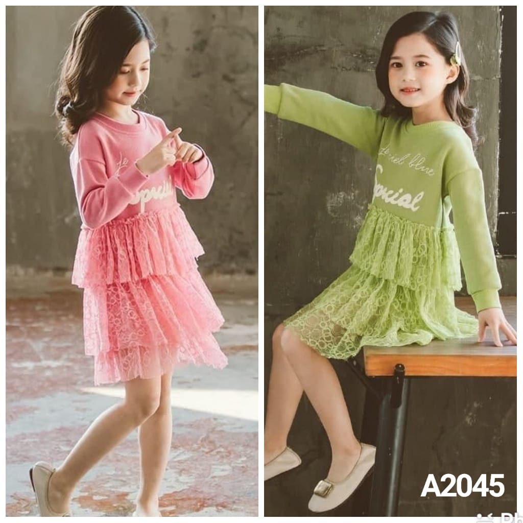 DRESS ANAK IMPORT REMPLE SPECIAL