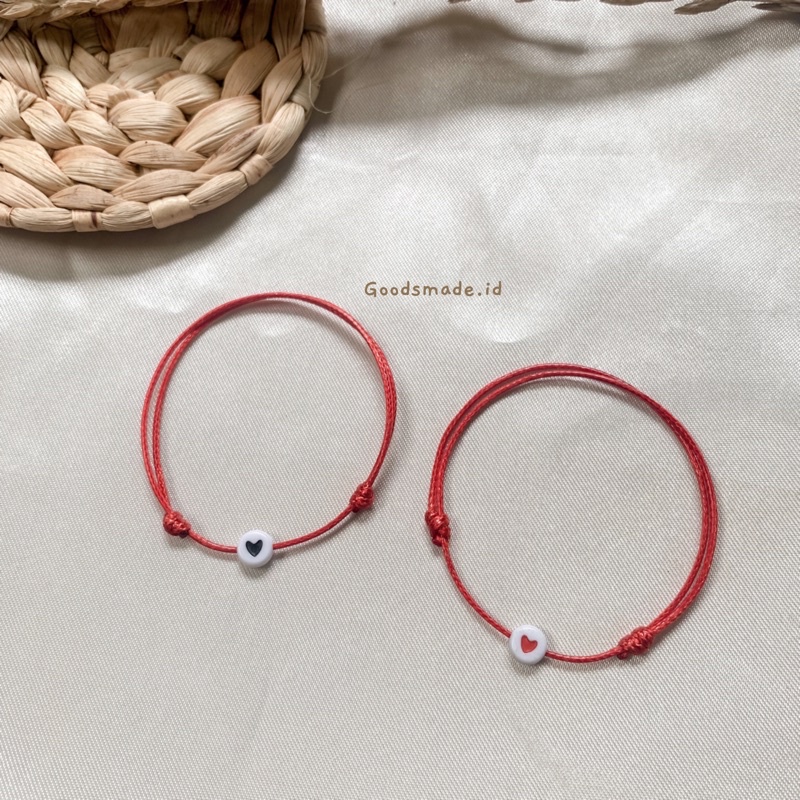 GELANG LOVE TALI MERAH WATERPROOF