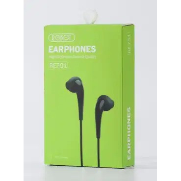 Earphone ROBOT RE701 / RE-701 Wired Earphone Bass Android iPhone Original