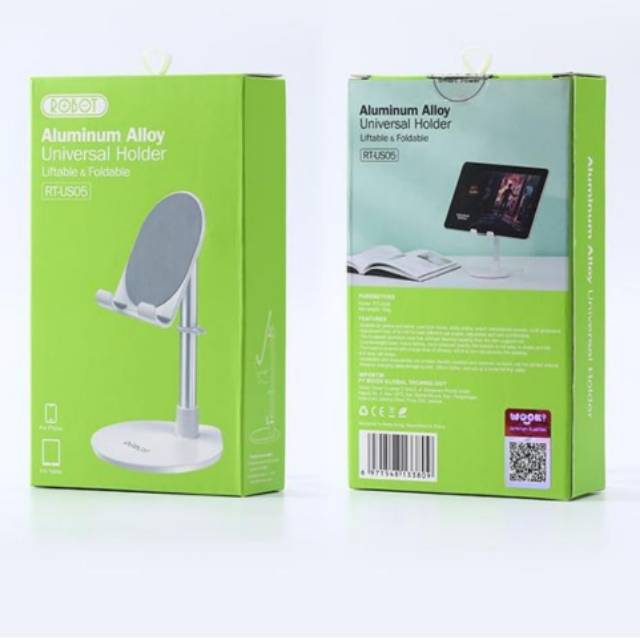 MOBILE PHONE HOLDER ALLUMINIUM ALLOY ROBOT RT-US05