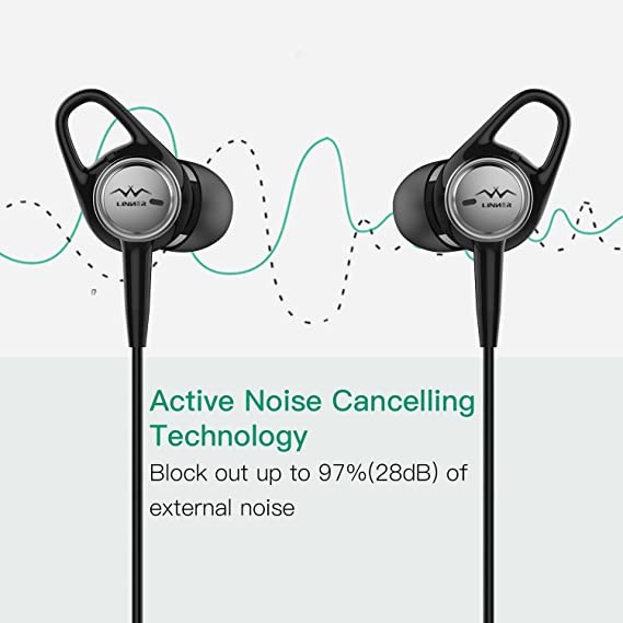 Linner NC21 Active Noise Cancelling Headset Lightning MFi Certified