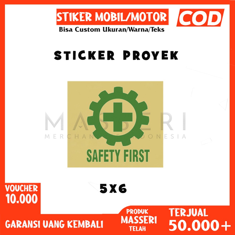 

Masseri - sticker safety untuk proyek keamanan bahan Oracal 651 made in Jerman