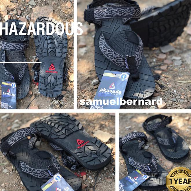 SENDAL SANDAL GUNUNG AKASAKA - HAZARDOUS - GARANSI 1 TAHUN