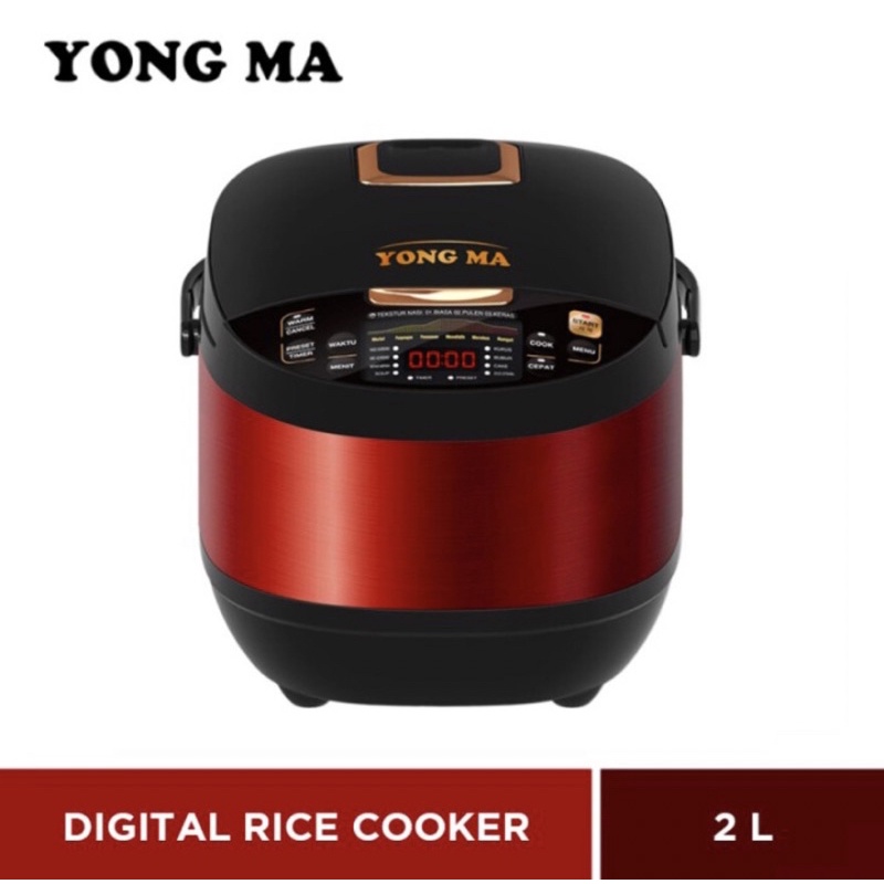 NEW Yong Ma SMC 7047N Magic Com Digital 2 Liter 11 Fungsi