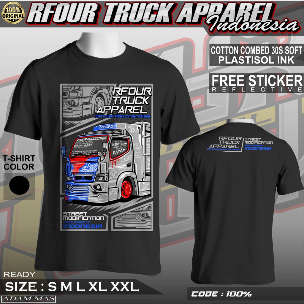 Kaos Truck Canter // Kaos Truck Original // Kaos Truk Oleng // Kaos Driver Muda // Canter Mania