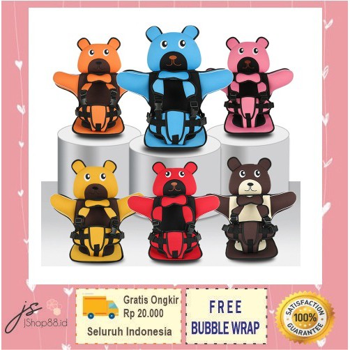 DUDUKAN SAFETY ANAK MOBIL/SAFETY CAR SEAT PORTABLE TEDDY BEAR