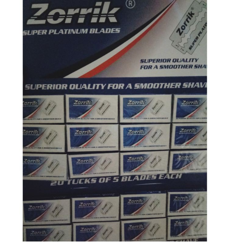 Silet Zorrik Super Platinum Blades Original