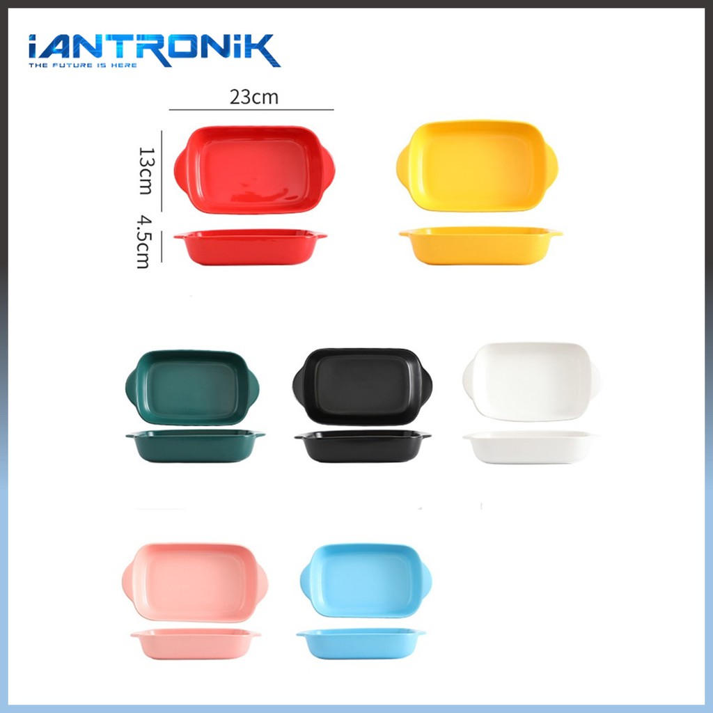 KIYOTE Ceramic Baking Tray Pan - Wadah Saji / Mangkuk Piring Keramik