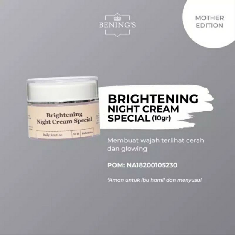 Brightening Night cream special