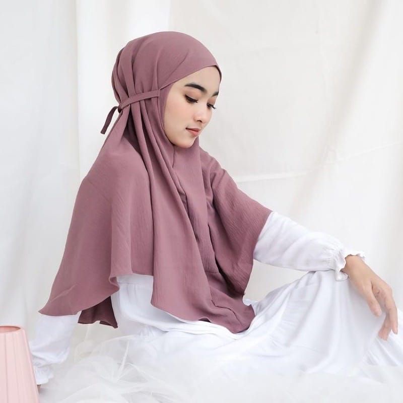 Bergo Maryam Crinkle Airflow / Bergo Crinkle Premium / Bergo Crinkle Naura