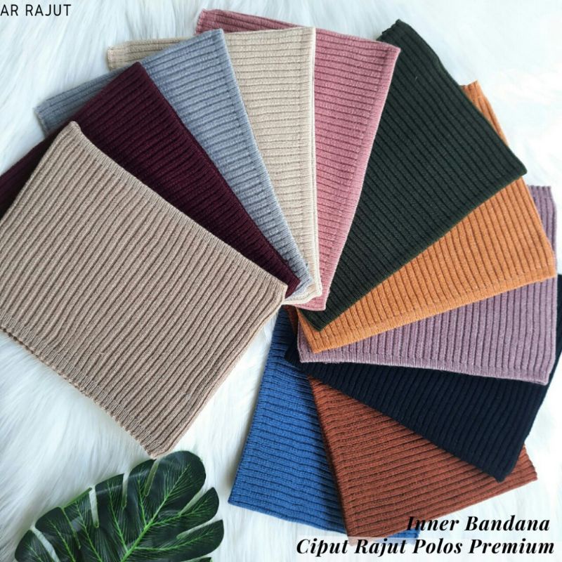 bandana/inner/ciput rajut polos anpus