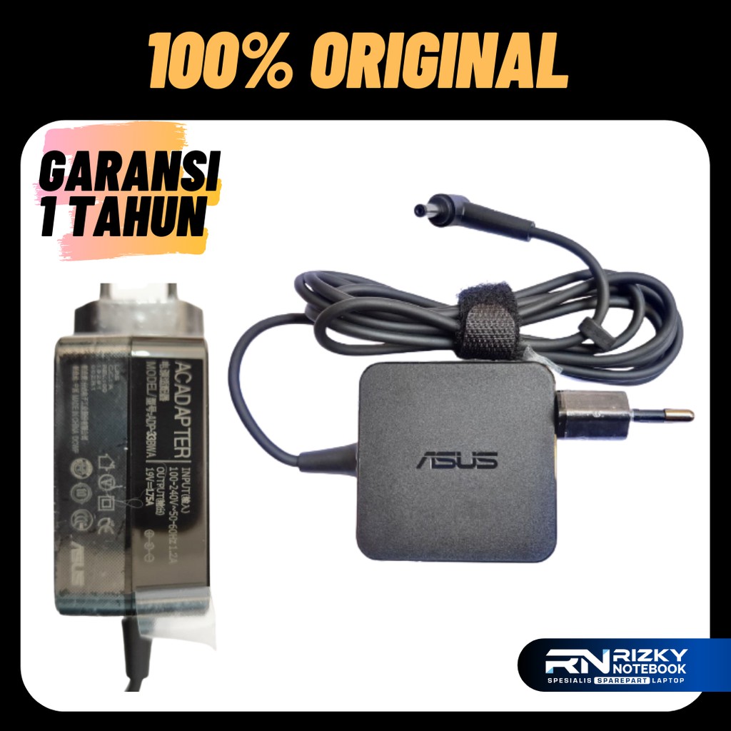 PROMO COD ORIGINAL Adaptor Charger Asus ASUS X201 X201E X202E S200 X200E X200MA casan notebook