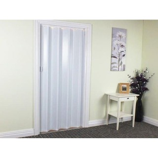  Pintu  Lipat PVC Folding  Door  PVC warna  Teak White ERA SHOP 