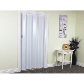  Pintu  Lipat  PVC  Folding Door PVC  warna Teak White ERA SHOP 