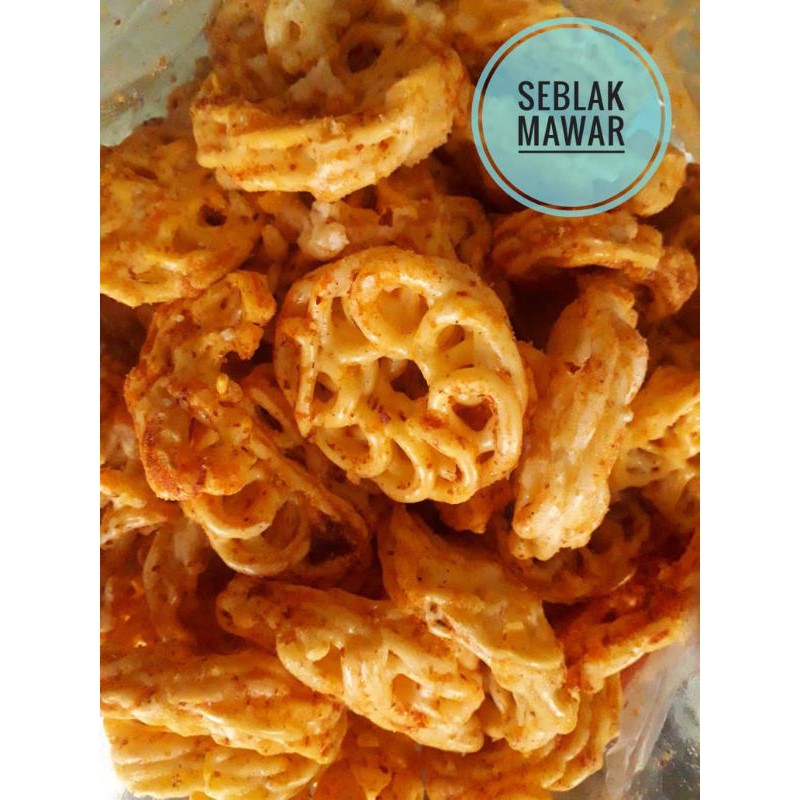 

Krupuk seblak mawar 500gr