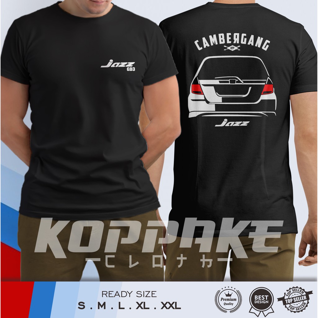 Kaos Mobil Honda Jazz GD3 Cambergang Edition Baju Otomotif