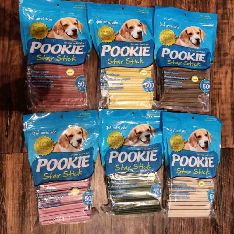 Pookie Dental Stick 500gr / Milk/mix/beef/mint/lamb/ Snack Dental