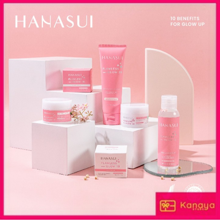 (BISA COD) Hanasui Flawless Glow 10 SERIES