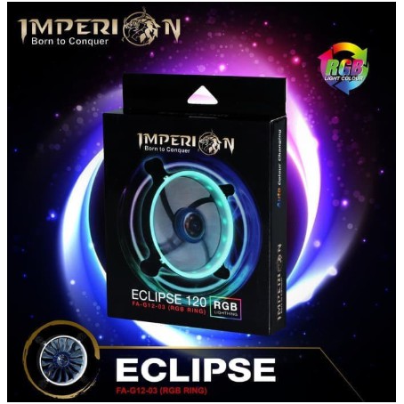 Fan Casing Imperion Eclipse 120 RGB RING Auto Colour Changing FA-G12-03 120mm