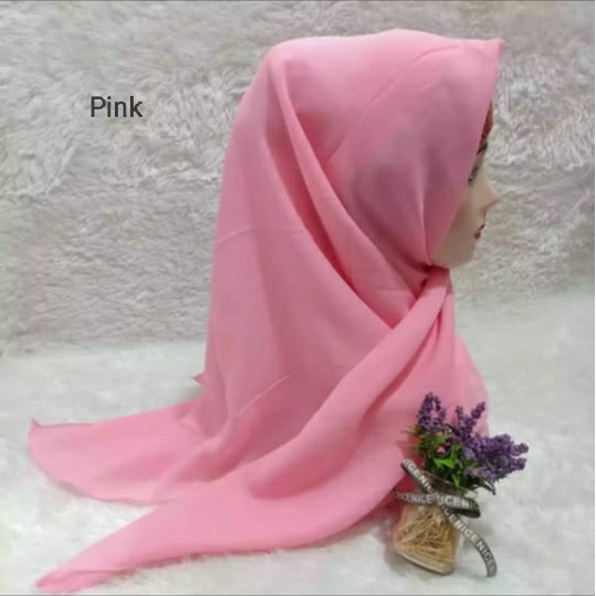 QBZ / SEGI 4 PARIS PREMIUM SERI WARNA 3 / JILBAB SEGIEMPAT PARIS NECI /SEGI EMPAT REDROS/VARISA/AZARA / CIPUT RAJUT DUA WARNA-Pink