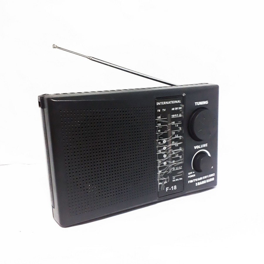 COD RADIO INTERNATIONAL F-18 JADUL AC/DC FM/AM/SW ANTENNA//RADIO F-18 5 BAND FM/TV/AM/SW1/SW2