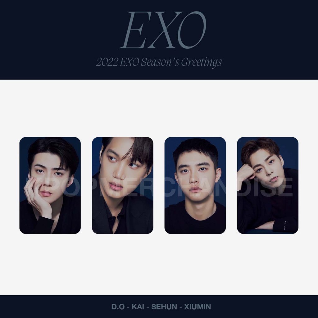[7M] Photocard EXO Unofficial SEASON GREETING 2022 Premium | Baekhyun Chanyeol DO Kai Sehun Lay Xium