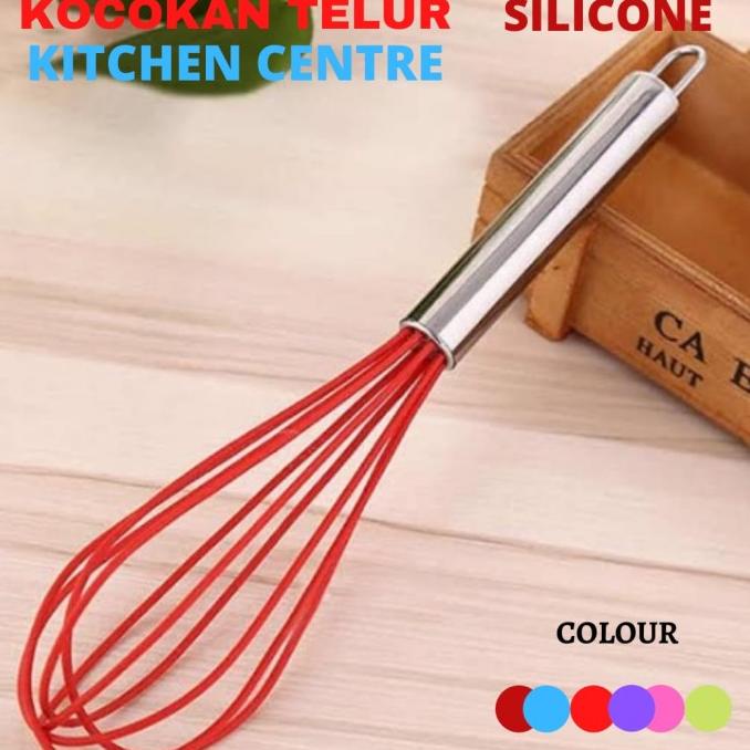 +++++] Kocokan Telur Kocokan Silicone Wisk Silicone Pengocok Telur