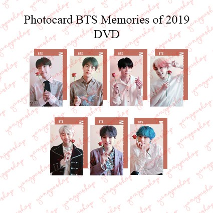 [READY / SET] 2019 DVD MEMORIES BTSN PHOTOCARD FANMADE UNOFICIAL YANGPASHOP JUNGKOOK V TAEHYUNG JIMI