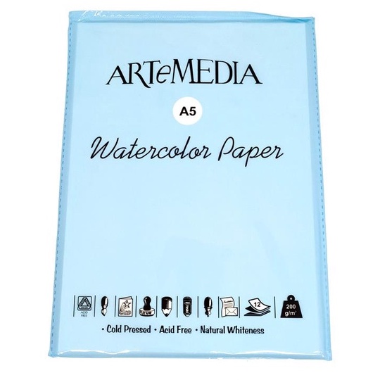 

GRAMEDIA ACEH - ARTEMEDIA A5 W/C PAPER 200GSM 12S