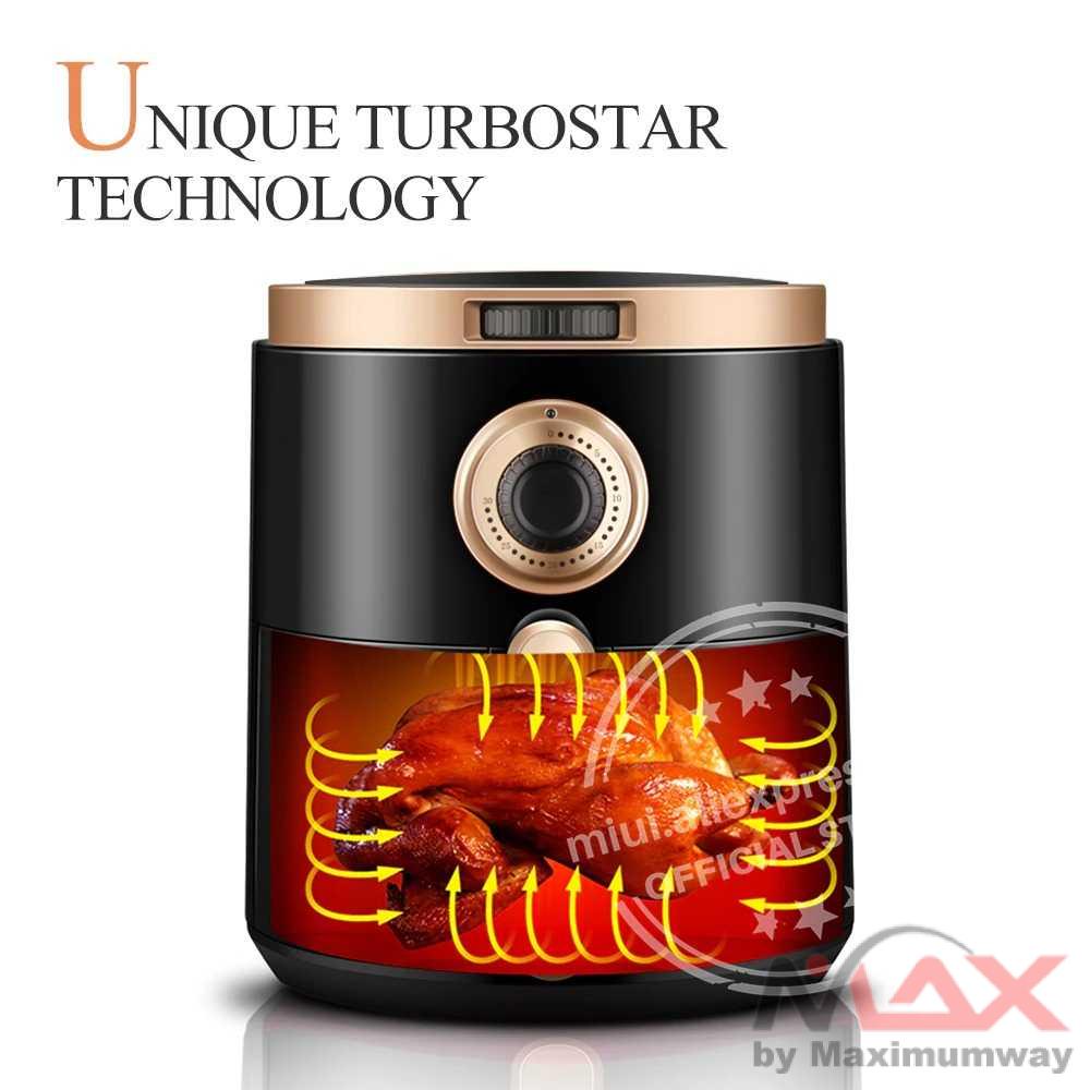 Penggorengan Elektrik MIUI Smart Air Fryer Mesin Penggoreng Udara Tanpa Minyak 3L - AF-8062
