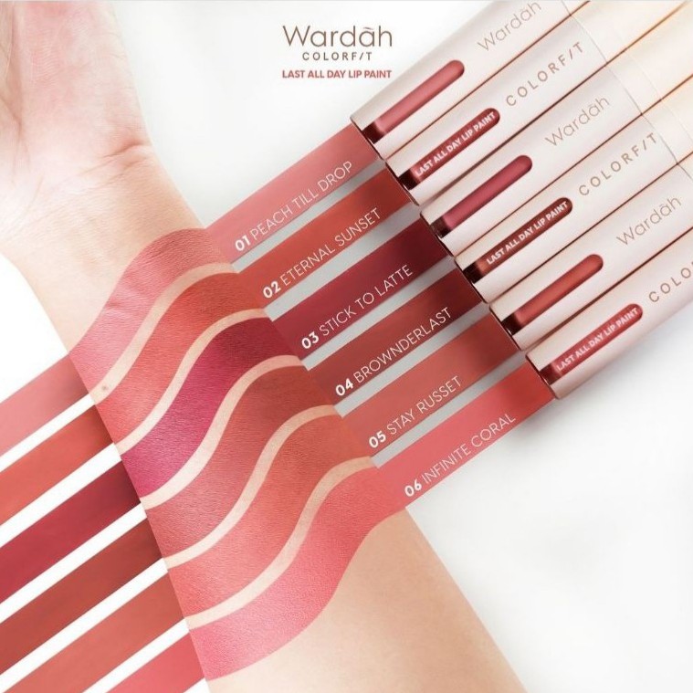 Wardah Colorfit Last All Day Lip Paint