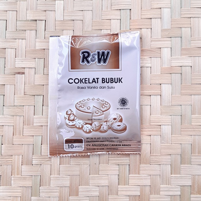 

RW cokelat bubuk 10gr rajawali food coklat bubuk R&W