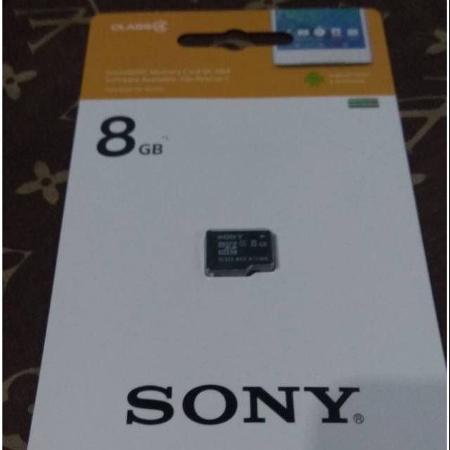 memory card micro sd sony 8GB original made in taiwan