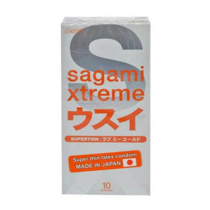 Kondom Sagami Xtreme Super Thin | Kondom Lateks Tipis Original 10pcs