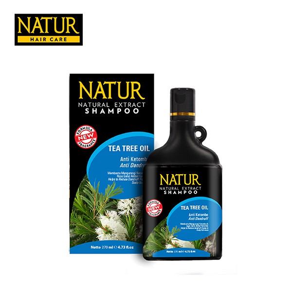 Natur Hair Shampoo Anti Dandruff  - Shampoo Perawatan Rambut Berketombe 270 ML